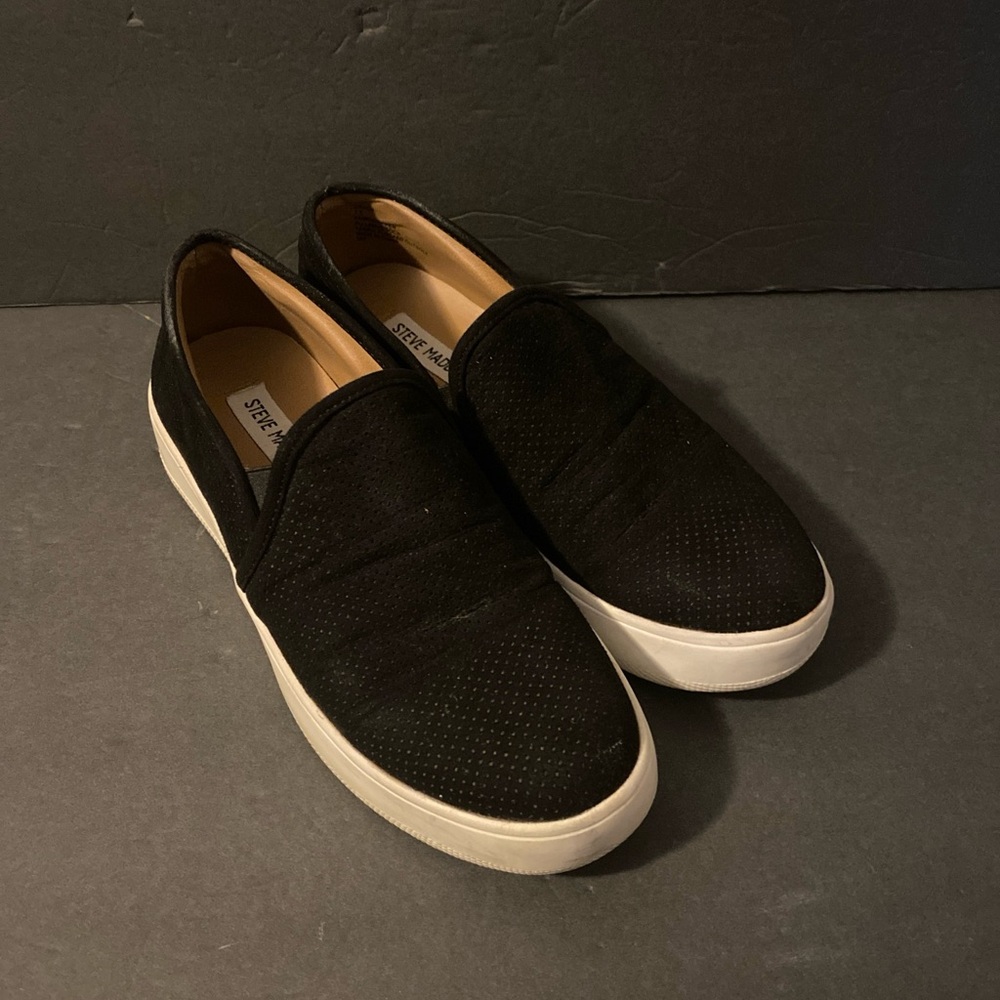 Steve Madden Gracy Slip-on Sneaker - Women's Size 7.5- Black,,Made For Walking